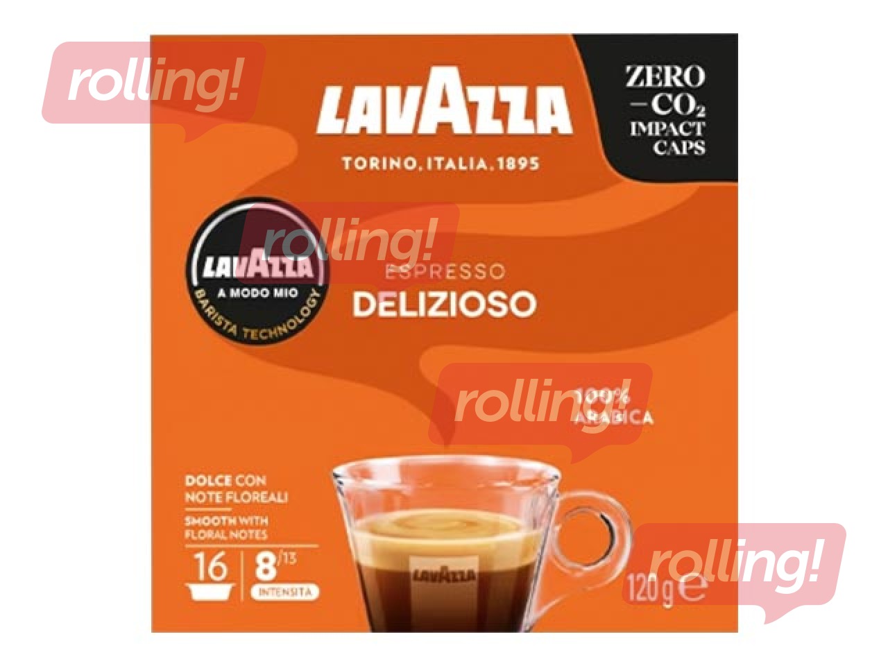 Kohvikapslid Lavazza a Modo Mio Delizioso, 16tk
