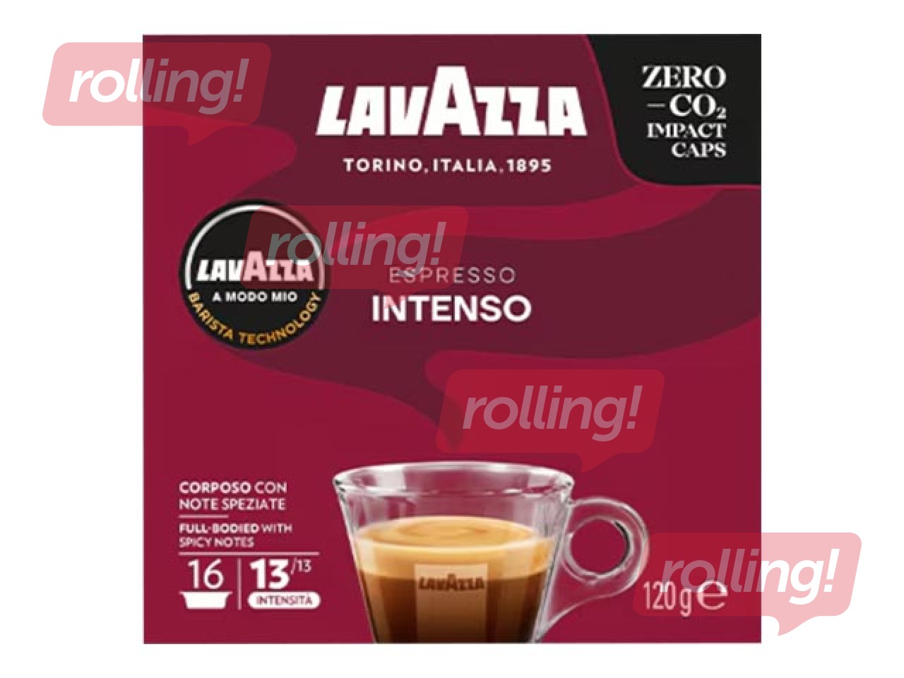 Kohvikapslid Lavazza a Modo Mio Intenso, 16tk