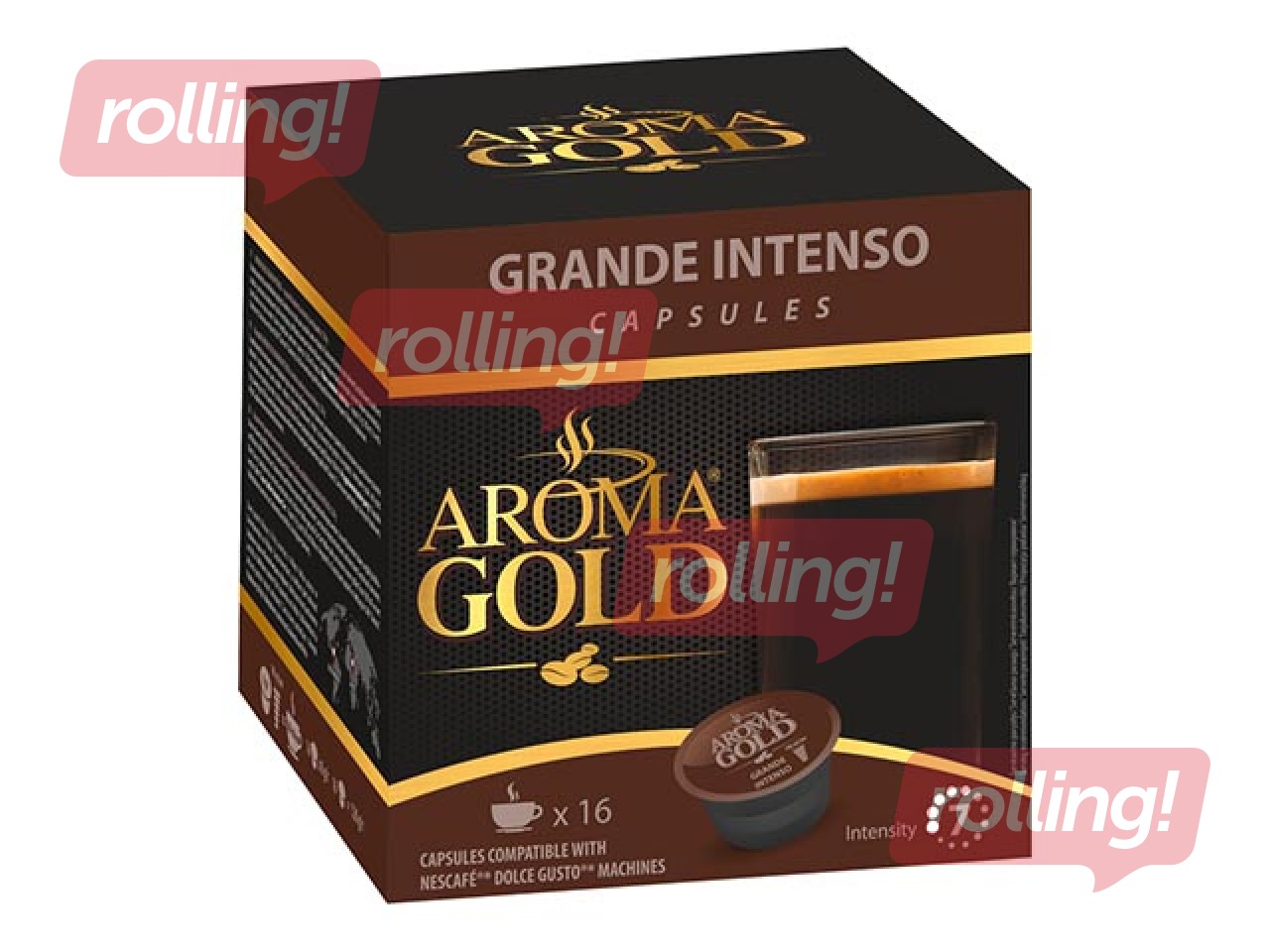 Кофейные капсулы Aroma Gold Grande Intenso, 16шт