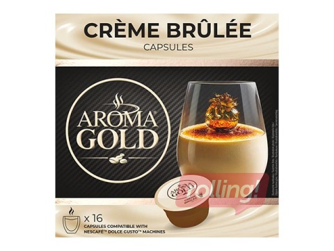 Kohvikapslid Aroma Gold Creme Brulee, 16tk
