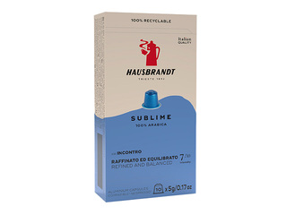 Coffee capsules, Hausbrandt, Sublime (Nespresso), 100% Arabica, 10 pcs.