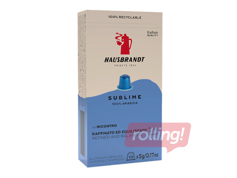 Кофейные капсулы, Hausbrandt, Sublime (Nespresso), 100% арабика, 10 шт.