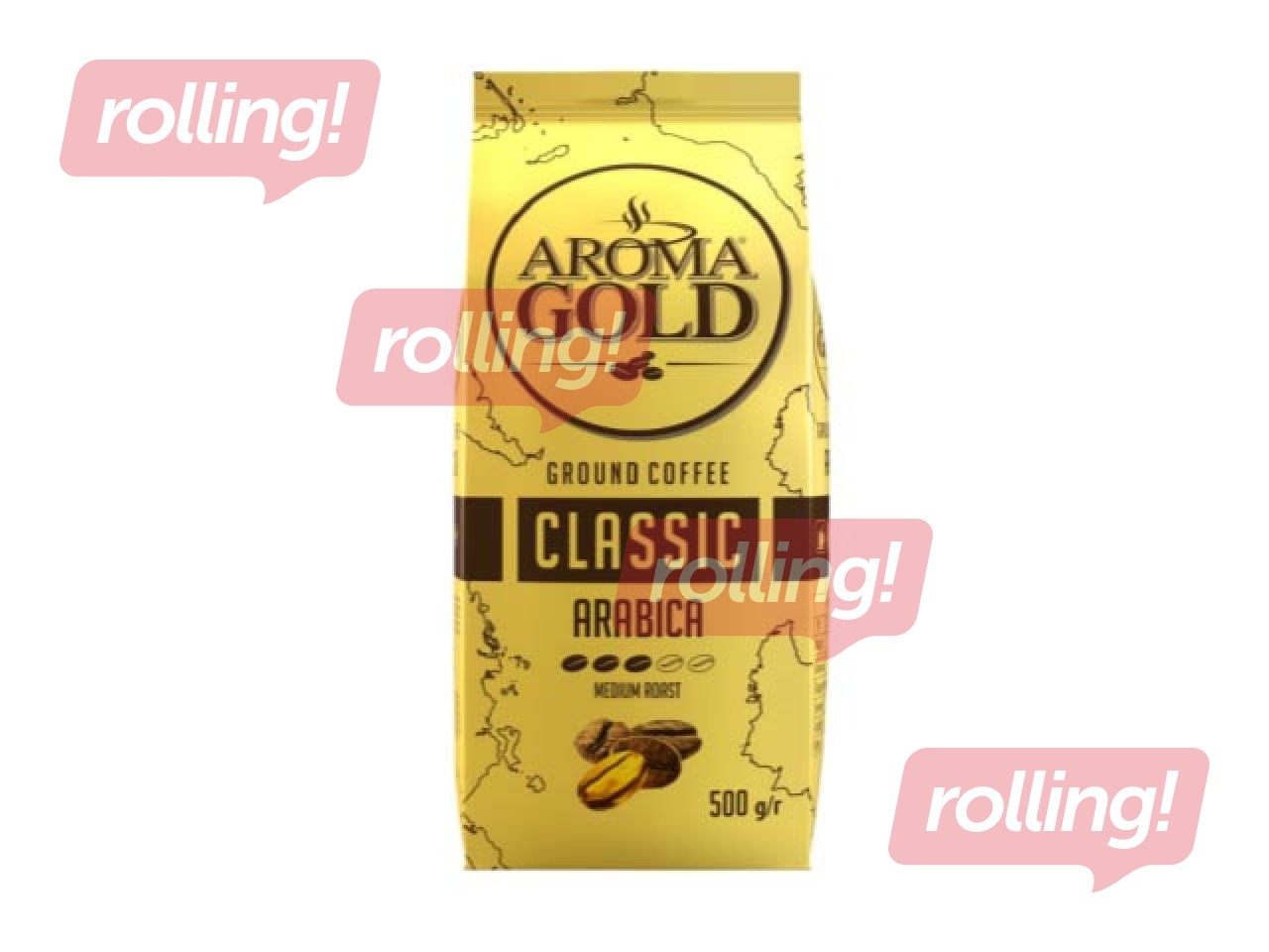 Kafijas pupiņas Aroma Gold, Classic, 1kg