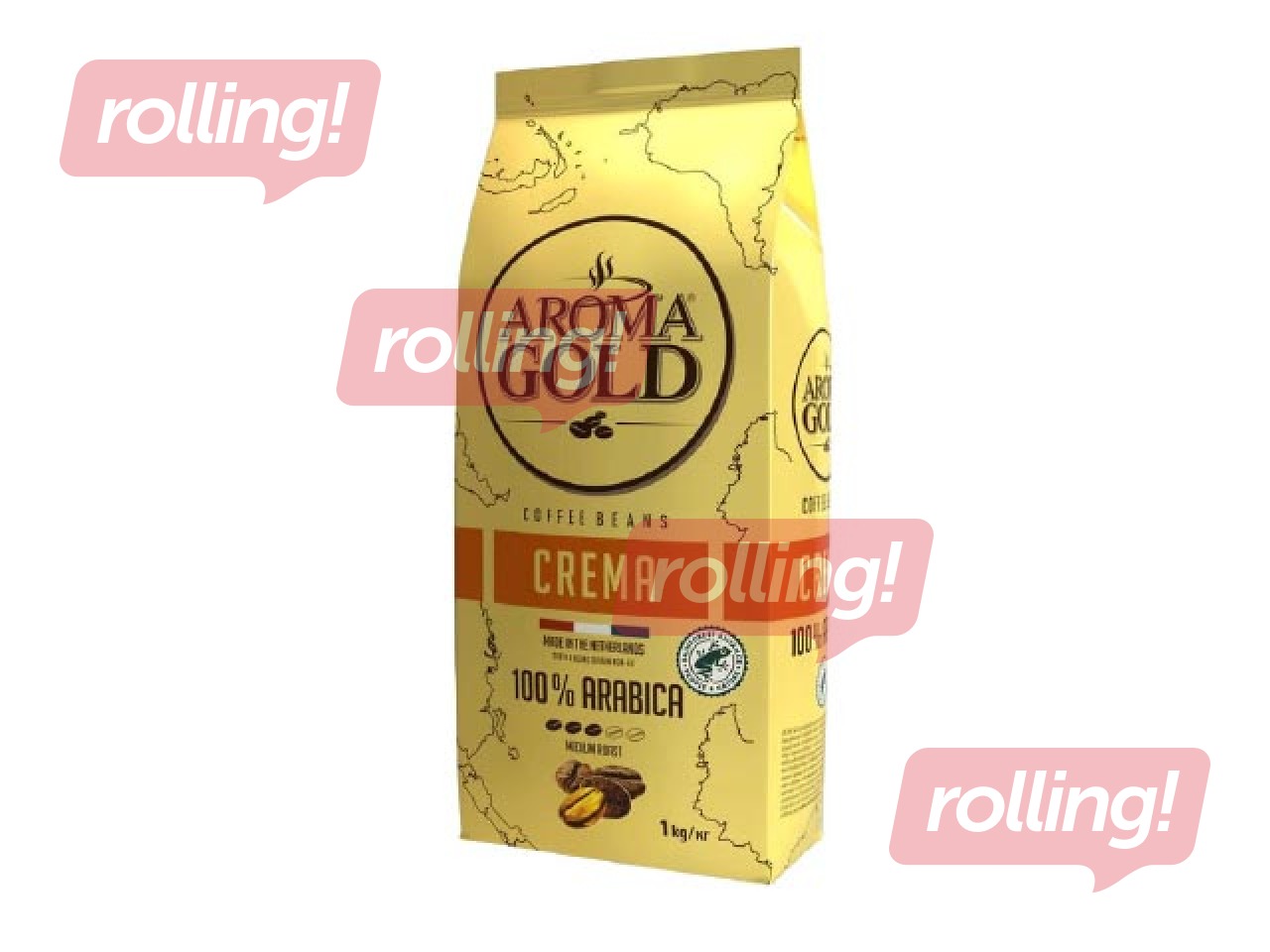 Kohvioad Aroma Gold, Crema, 1kg