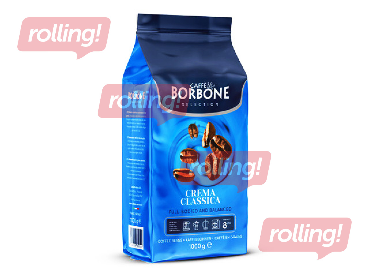 Coffee beans Borbone Crema Classica, 1kg