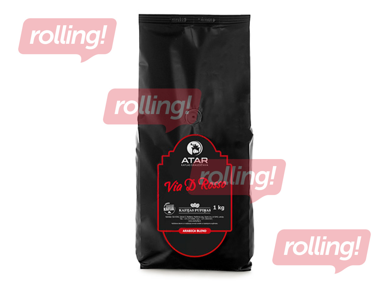 Kafijas pupiņas Atar Via D' Rosso, 1kg