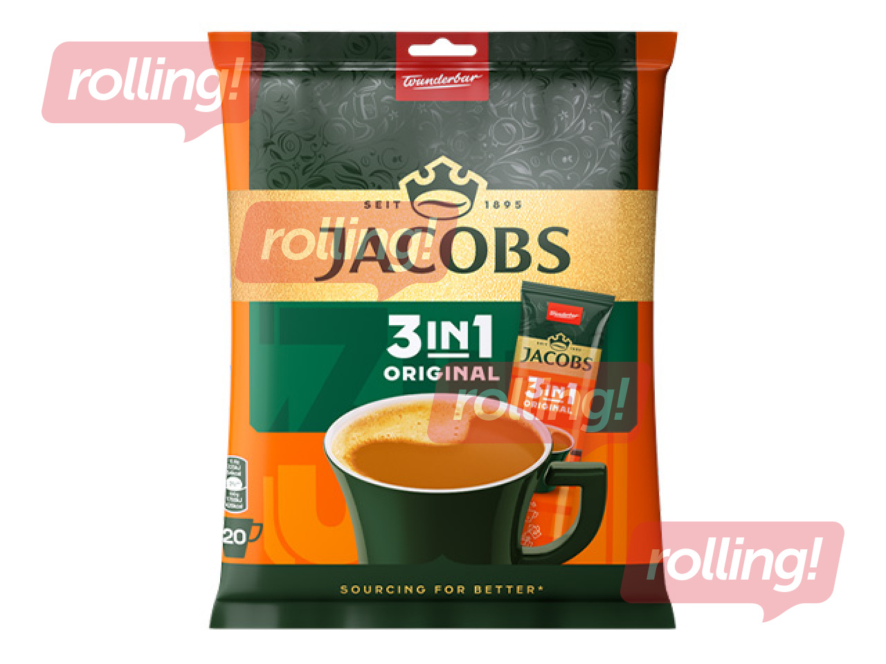 Kiirkohv Jacobs 3 ühes, 10 x 12,6 g