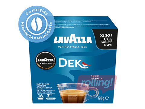 Coffee capsules Lavazza a Modo Mio Dek Cremoso, 16 pcs