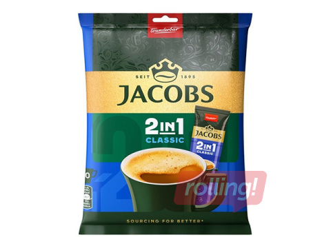 Kohvijook Jacobs, 2in1, 12.4g, 10 tk.