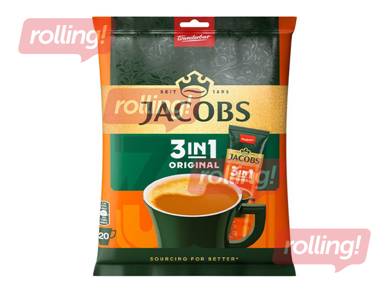 Kohvijook Jacobs 3in1, 20x12.6g