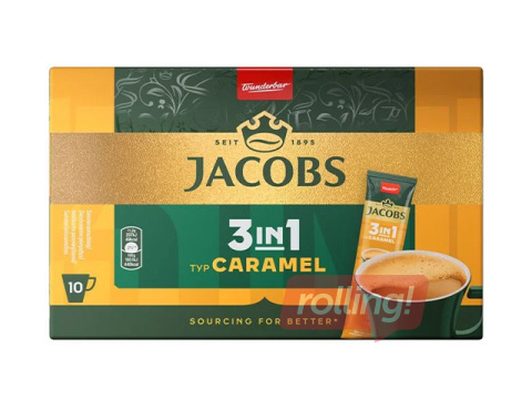 Coffee drink Jacobs 3in1, caramel, 10x11.2g