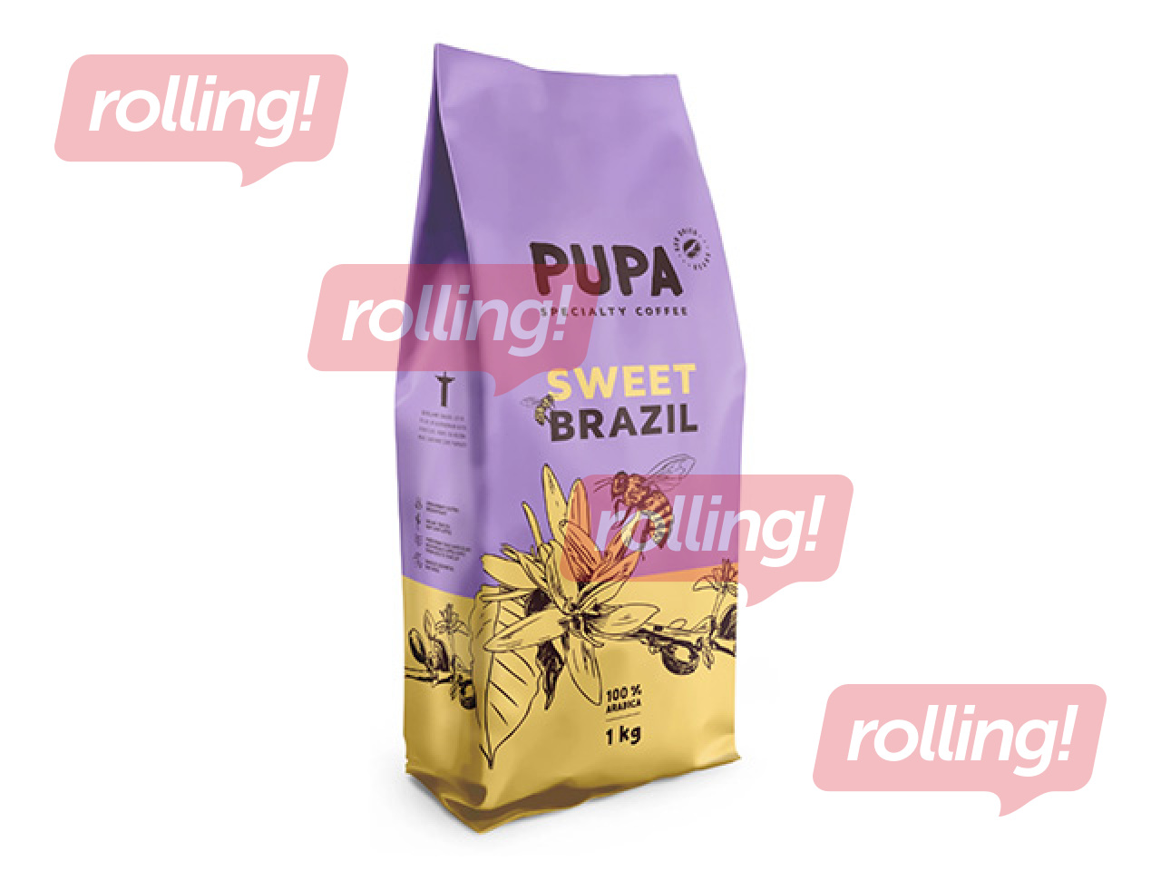 Coffee beans Pupa Sweet Brazil, 1kg
