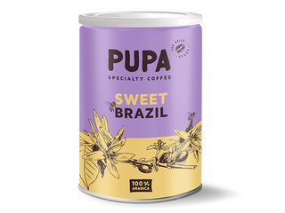 Ground coffee Pupa Sweet Brazil, 250g