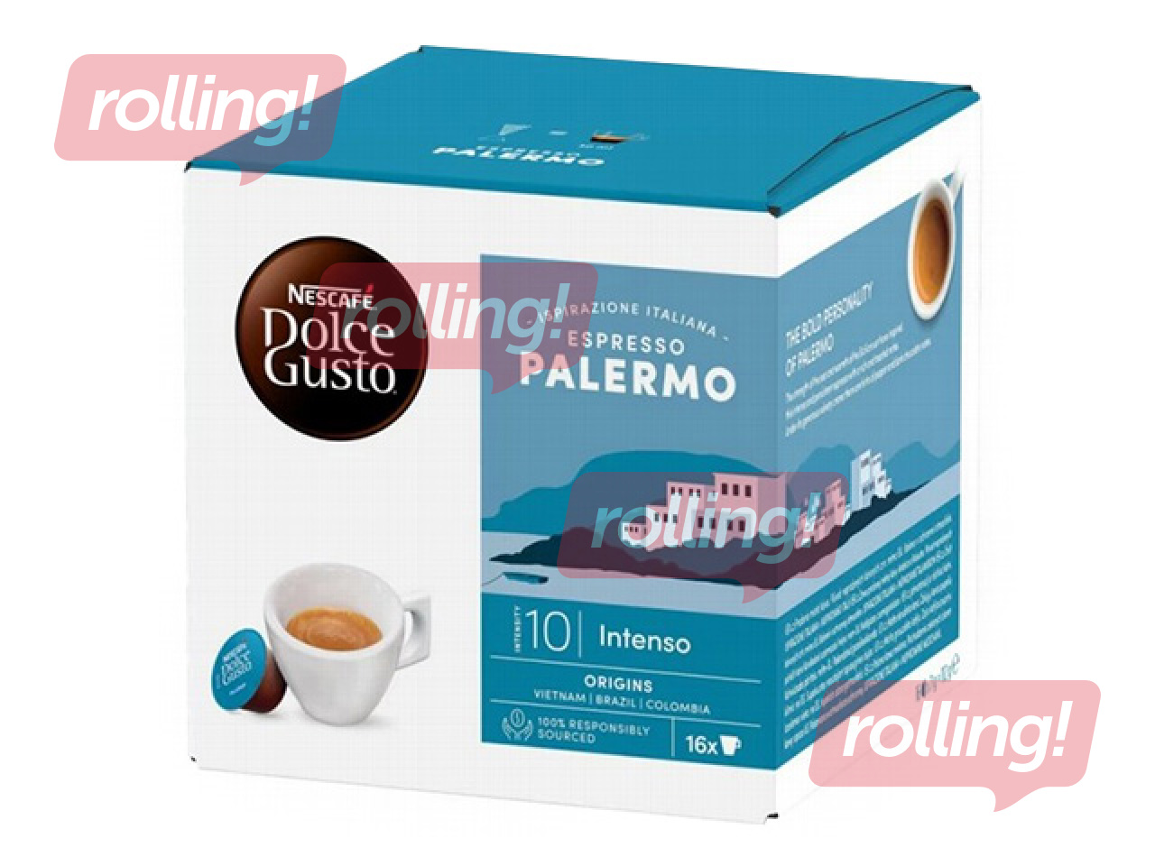 Kohvikapslid Nescafe, Palermo Espresso, Dolce Gusto, 16tk