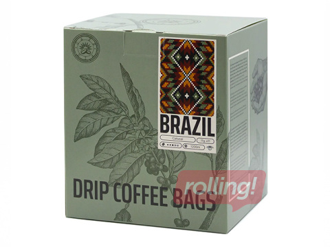 Jahvatatud kohv drip-filtri kottides Brazil, 11x11g
