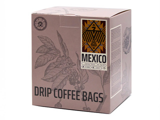 Kafiija maltā drip filtru maisiņā Mexico, 11x11g