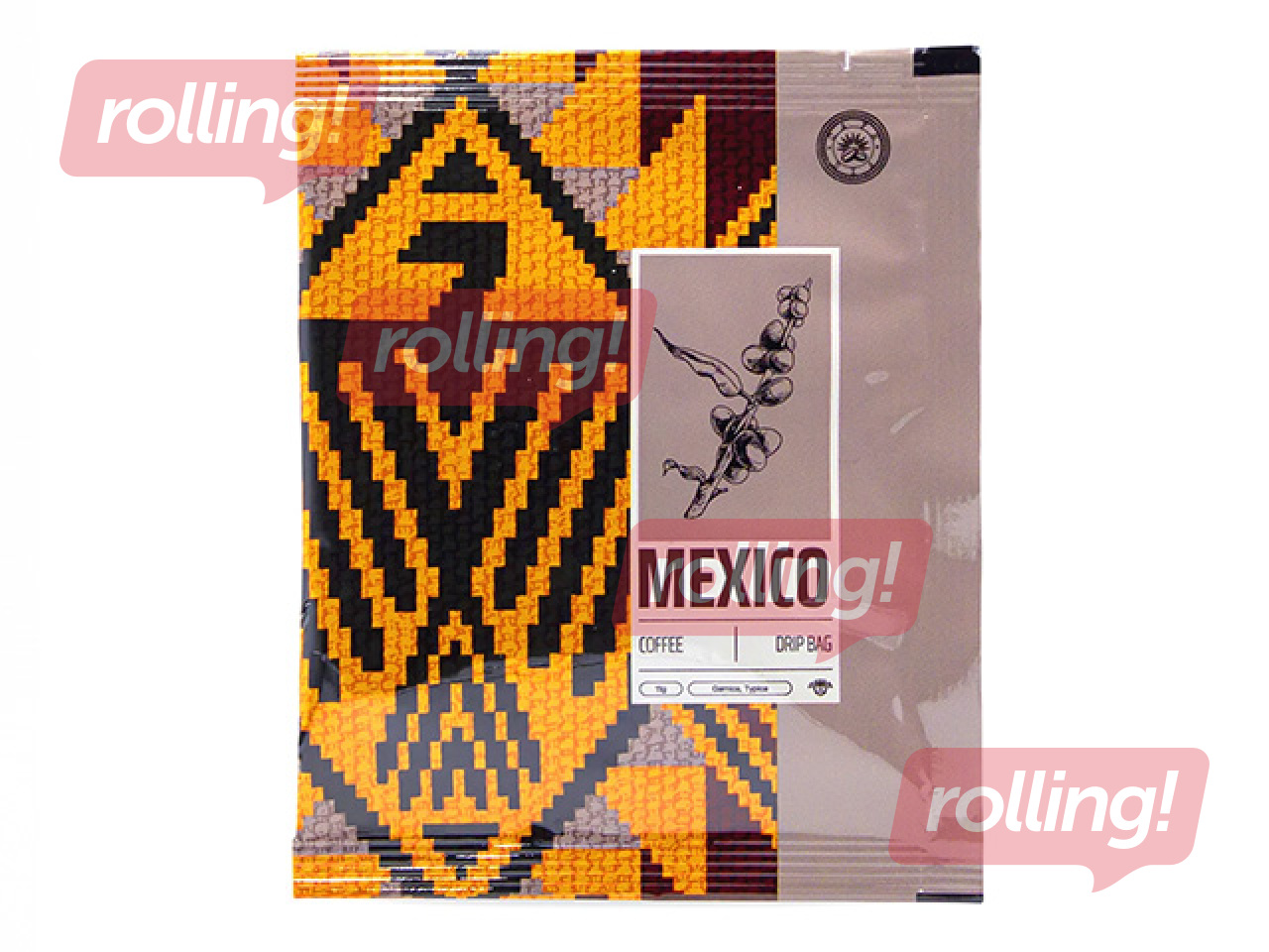Kafiija maltā drip filtru maisiņā Mexico, 11x11g
