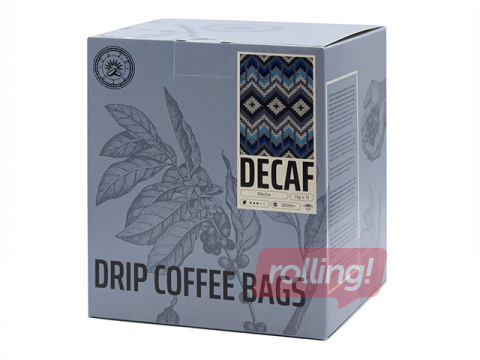 Ground coffee in a drip filter bag Dacafs, 11x11g