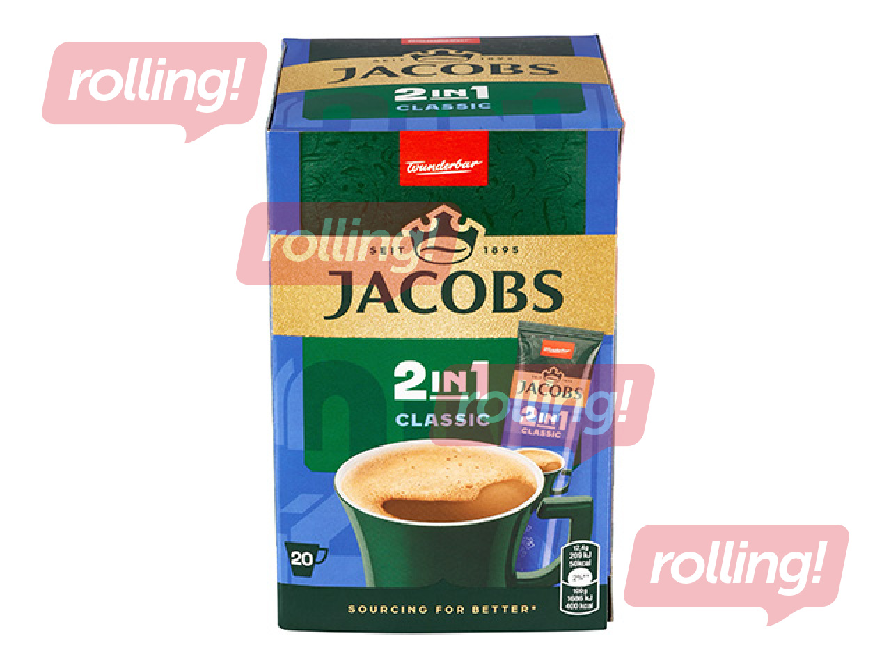 Jacobs 2in1 kohvijook, 20x12.4g