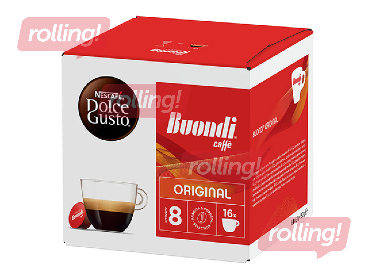 Kohvikapslid Nescafe, Buondi, Dolce Gusto, 16tk