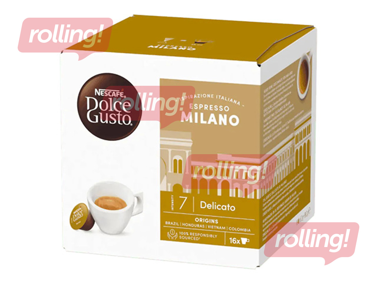 Kohvikapslid Nescafe, Milano, Dolce Gusto, 16 tk