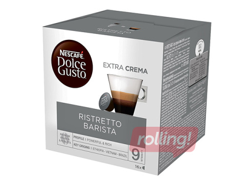 Kohvikapslid Nescafe, Ristretto Barista, Dolce Gusto, 16tk