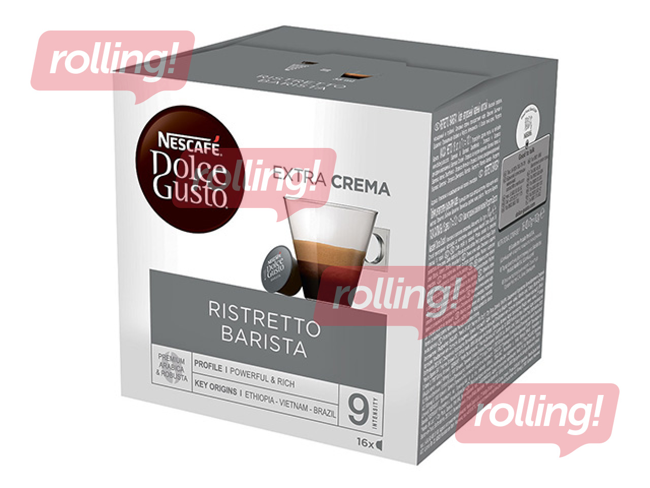 Kohvikapslid Nescafe, Ristretto Barista, Dolce Gusto, 16tk