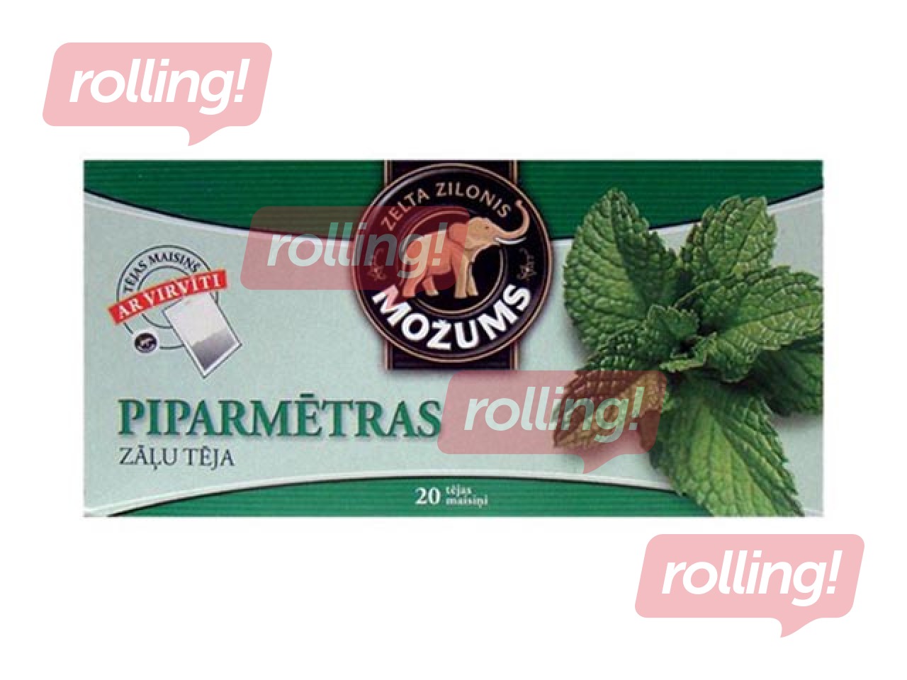 Piparmünditee Možums, 20 tk/pakis.