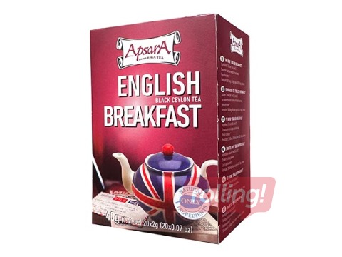 Чай чёрный English Breakfest Apsara, 20 пакетиков