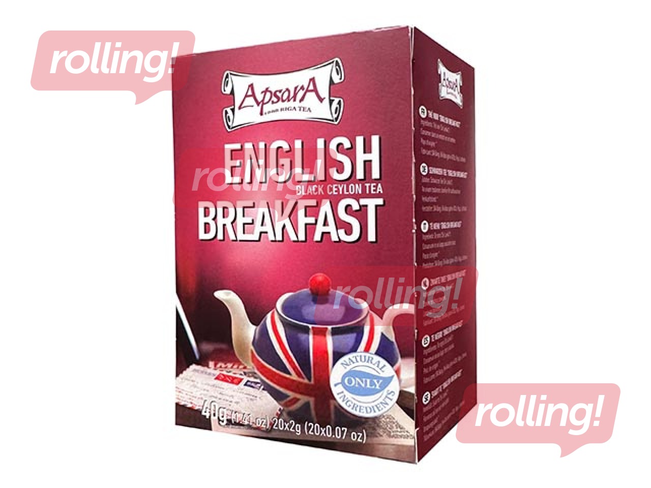 Чай чёрный English Breakfest Apsara, 20 пакетиков