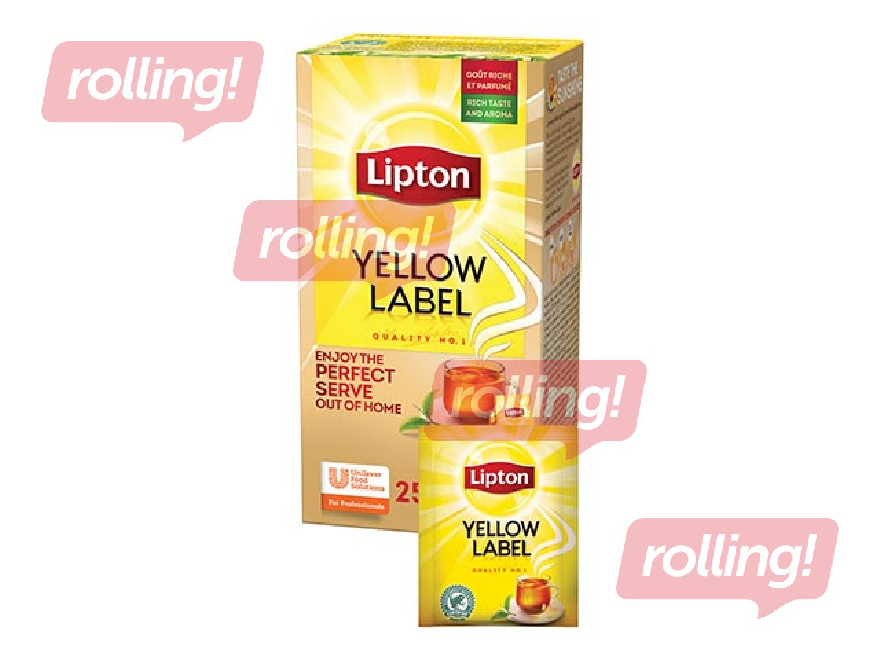 Black tea Lipton, Yellow Label, 25 pac.