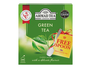Tea green Ahmad Green, 100 pac.