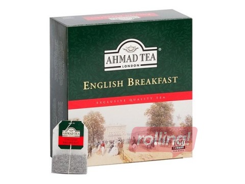 Black tea Ahmad English Breakfast, 100 pac.