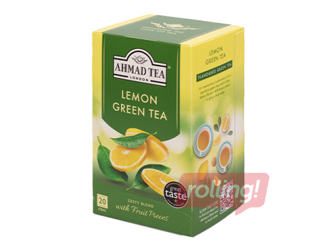 Green tea  Ahmad Green Lemon, 20 pac.