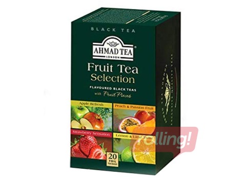Black tea flavored Ahmad, 4 different types, 20 Pac.