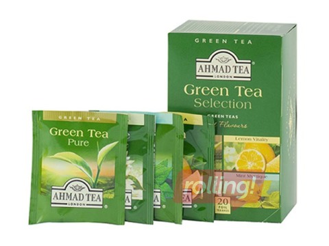 Roheline tee Ahmad, 4 erinevat tüüpi, 20 tk/pakis.