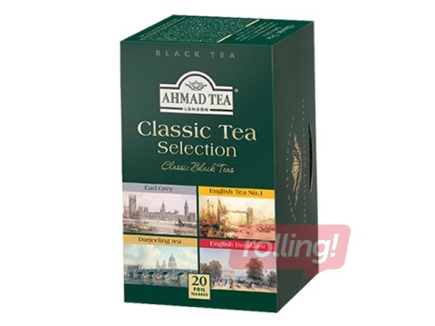 Чай чёрный Ahmad, 4 вида, 20 пакетиков