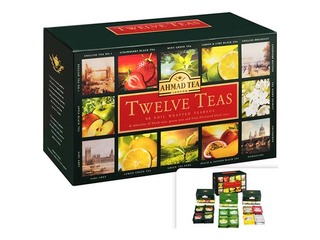Tējas izlase Ahmad, 12 dažādi veidi, 60 pac.
