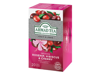 Puuviljatee Ahmad, kirss ja kibuvits, 20 tk/pakis