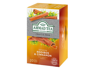 Tēja sarkanā Ahmad Rooibos ar kanēli, 20 pac.