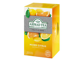 Чай фруктовый Ahmad, апельсин и лимон, 20 пакетиков