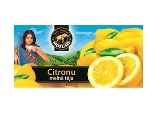 Black tea Možums, lemon, 20 tea bags