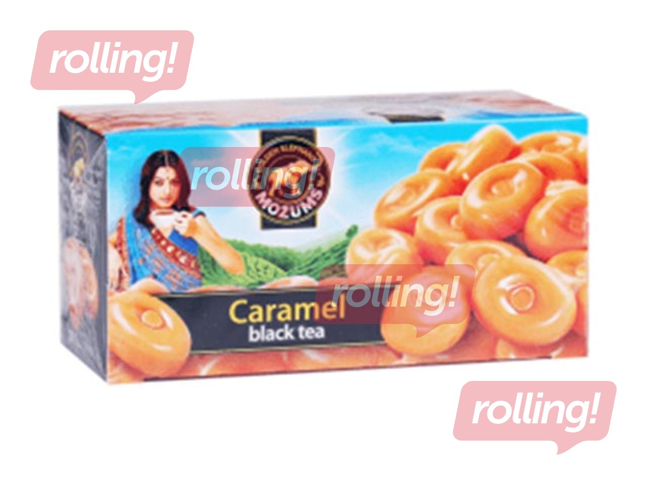 Black tea Možums, caramel cream, 20 tea bags