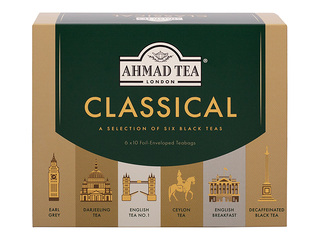 Tea black Ahmad Classic collection, 6 different types, 60 pac.