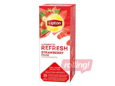 Must tee Lipton, maasikas, 25 tk/pakis.