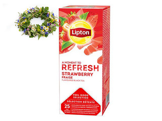 Must tee Lipton, maasikas, 25 tk/pakis. +Jaanipäeva kingitus!
