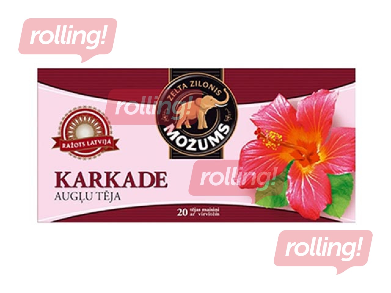 Tee Možums, Karkade, 20tk