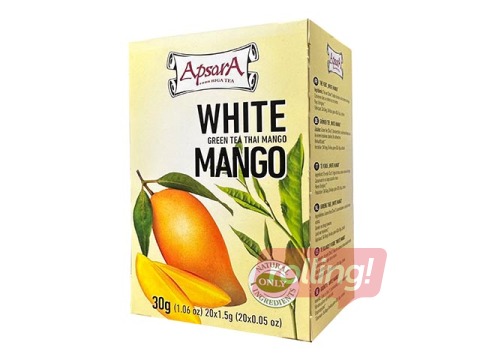 Tea White Mango  Apsara, 20 pack.