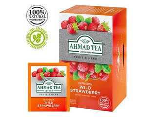Puuviljatee Ahmad, wild strawberry, 20 tk