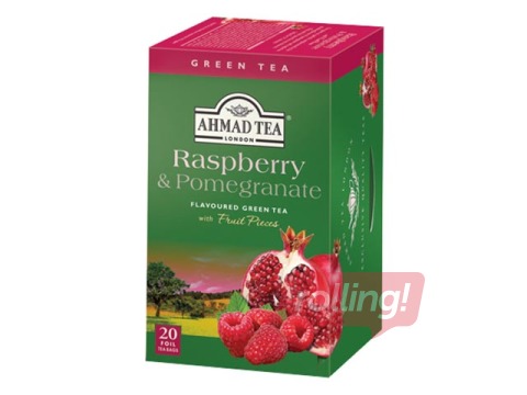 Roheline tee Ahmad Raspberry & Pomegranate, 20 tk